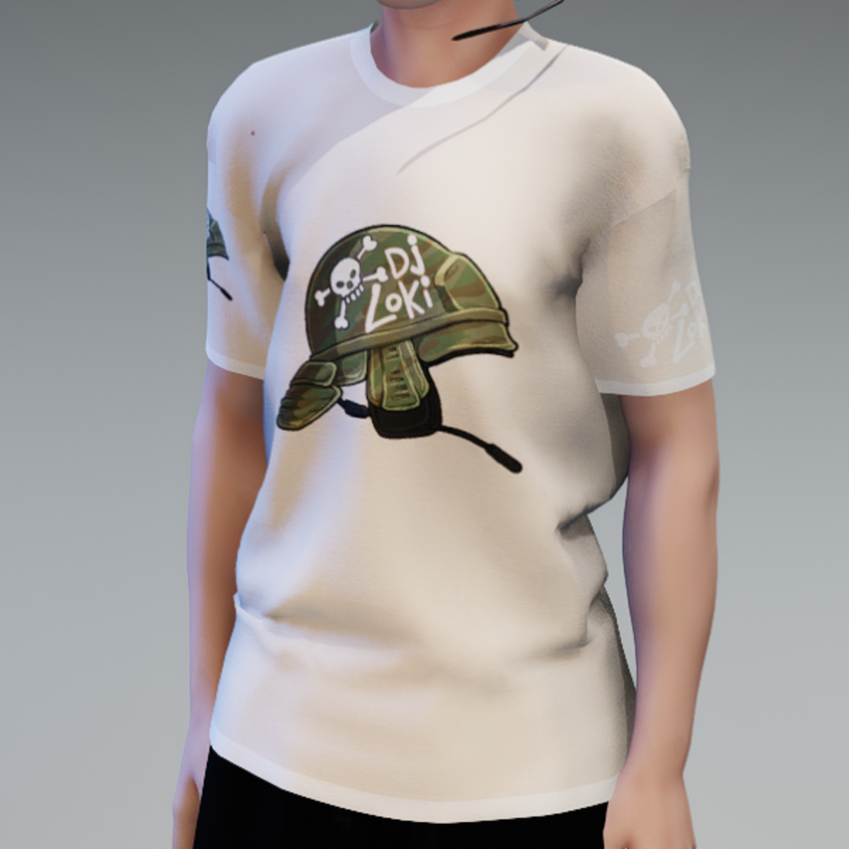 DJ Loki - White T-shirt