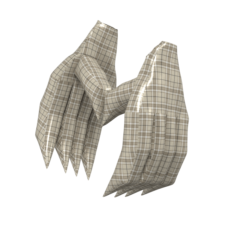 UNPRODUCTIVE GLOVES SHINY TARTAN