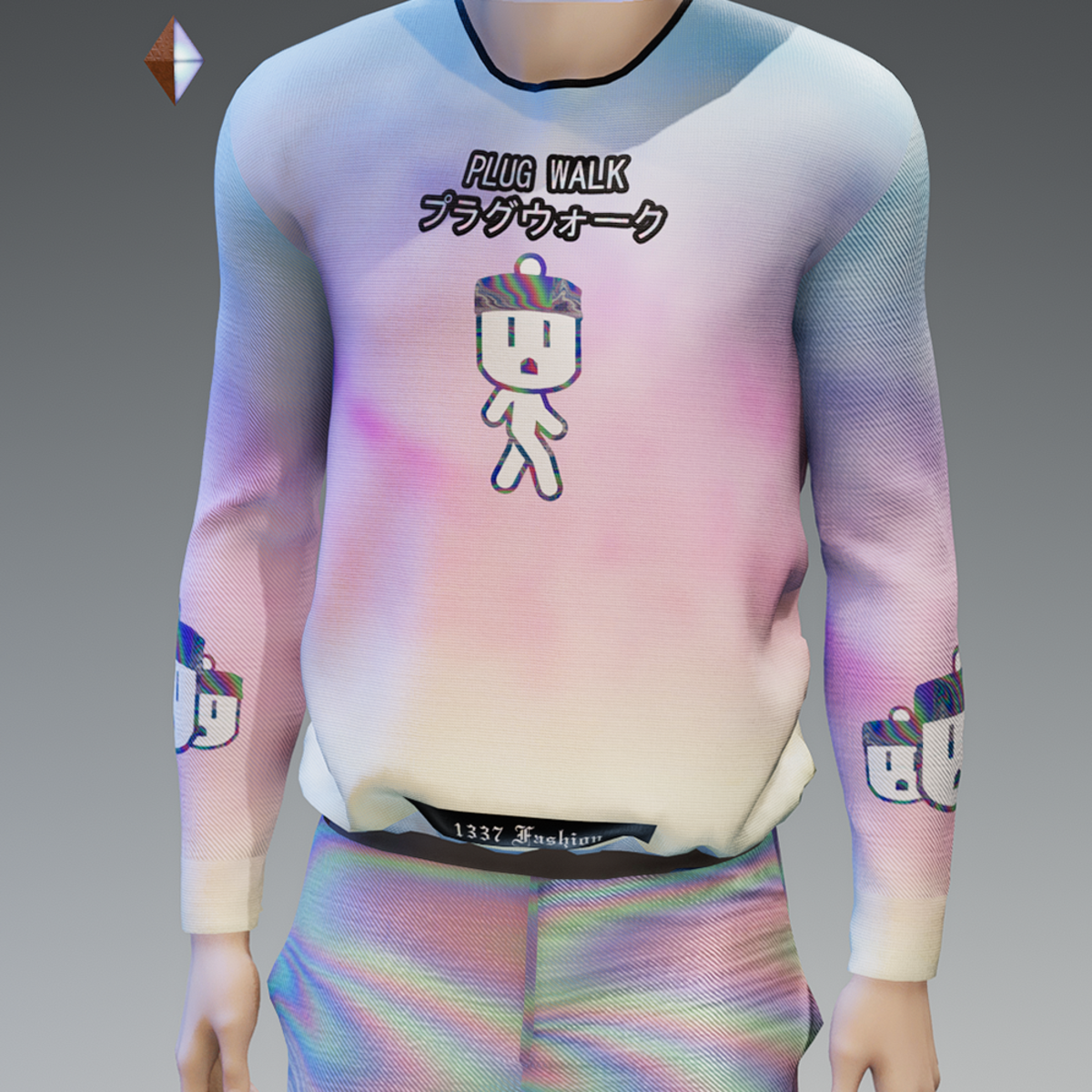 Pastel Plug Walk Sweatshirt