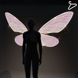 Candyfloss - Fairy Wings Iridescent [Animated Sparkle Effect]