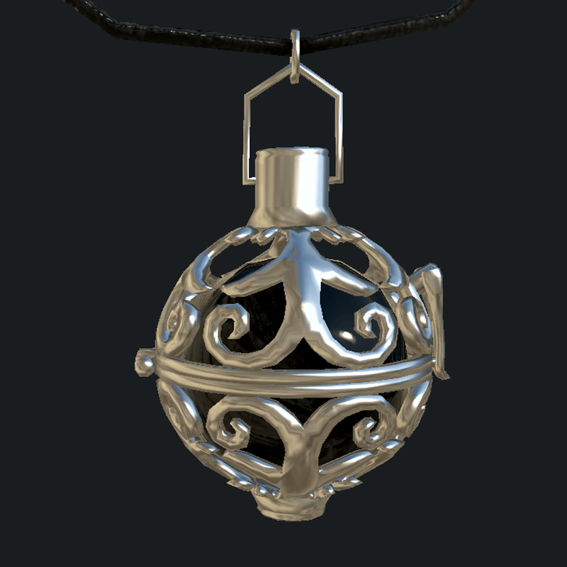 Necklace The Engelrufer - (angel caller), 24mm Diameter