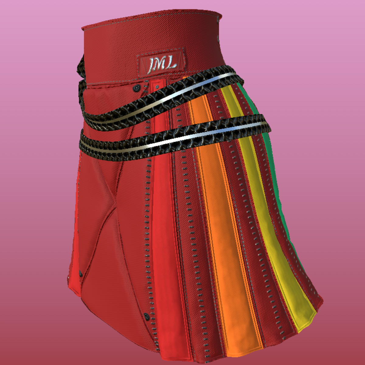 NIKOLA_ FASHION_ SKIRT_ RED_