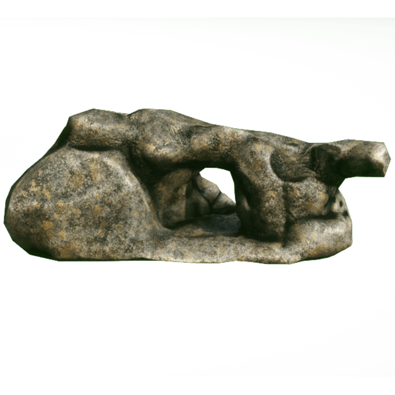 Rock base with archway