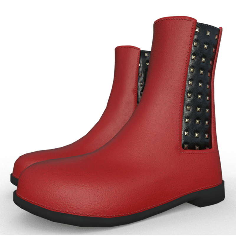Jensen ankle boots for woman Red