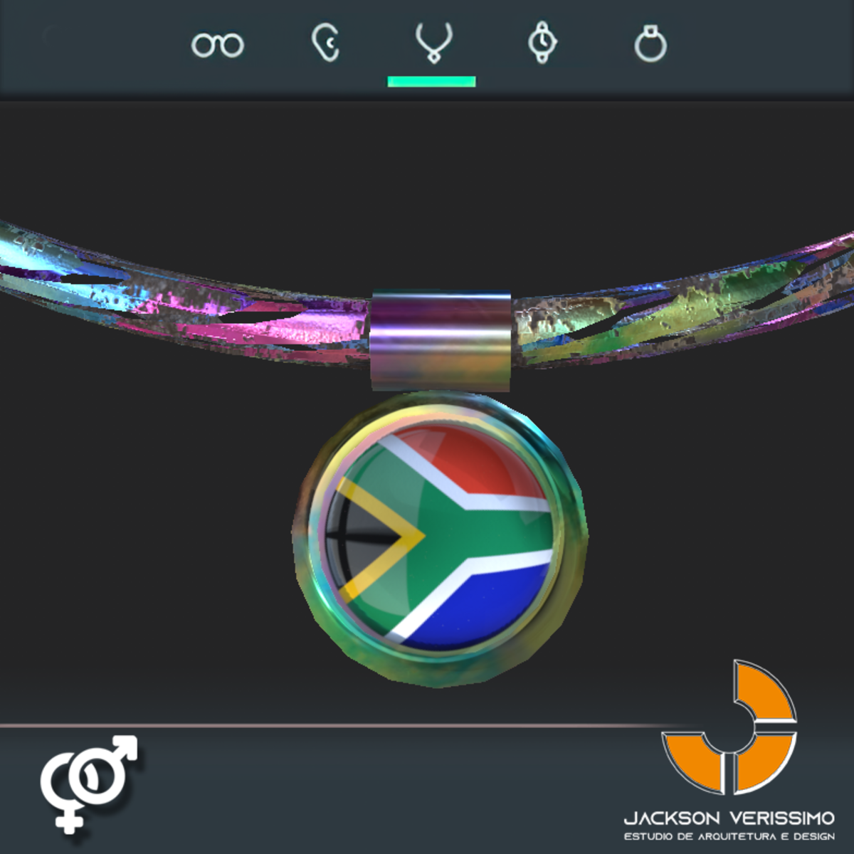 Global Necklace- South Africa