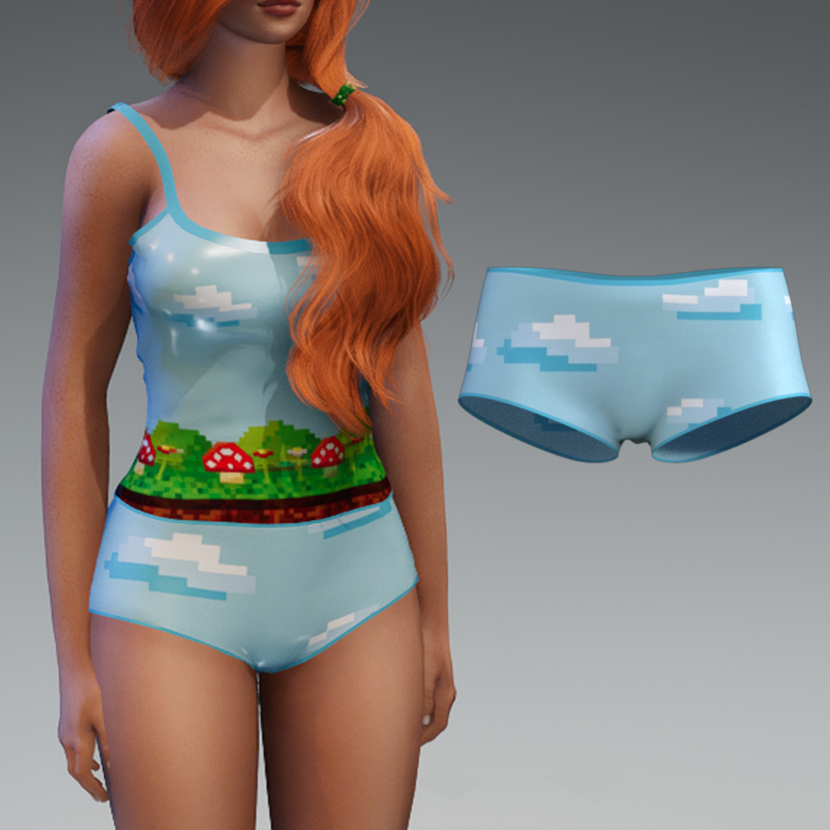 :::LYNX::: Game Girl Pjs - Short