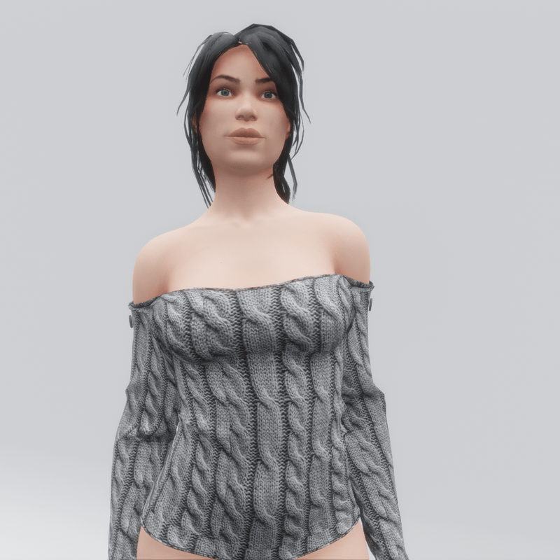 Off Shoulder Sweater