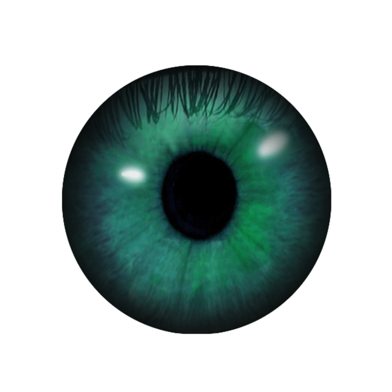 Contact Lenses (female) - Blue Green