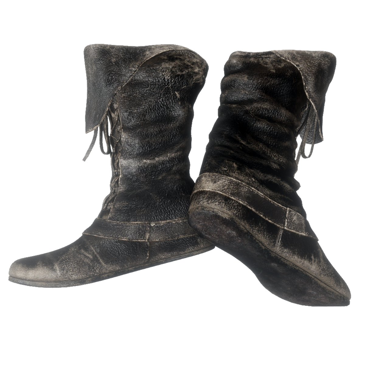 Laying Leather Boots