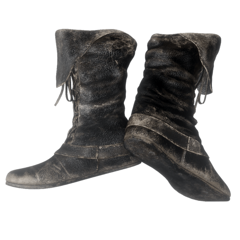 Laying Leather Boots