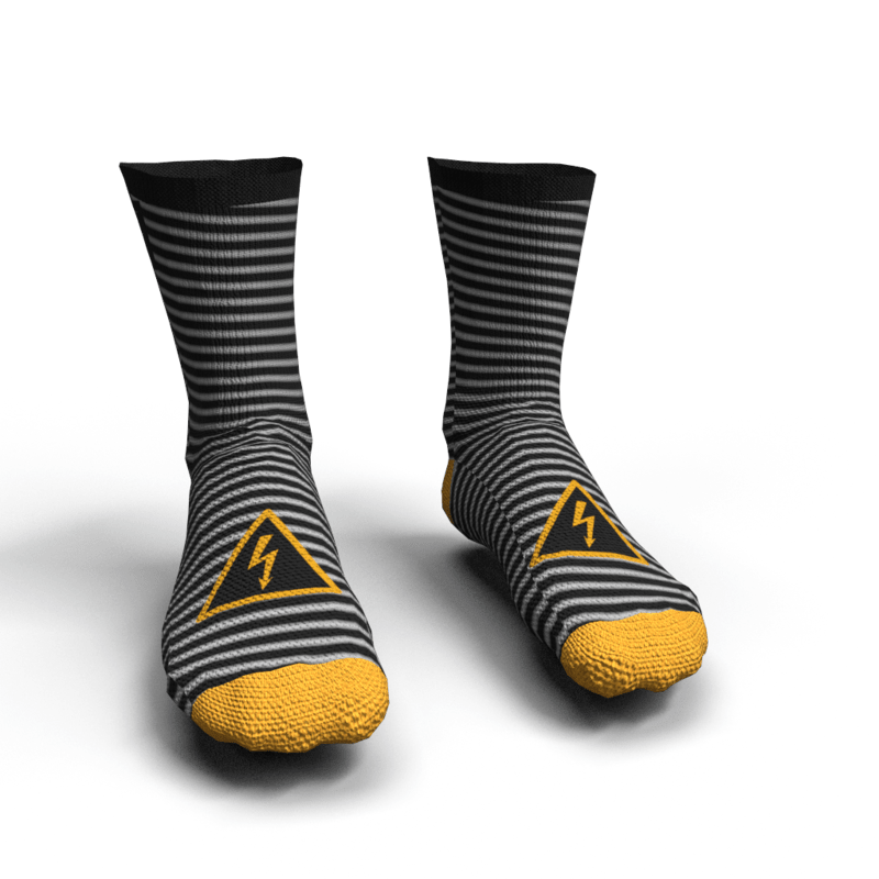 Danger Stripes Socks female