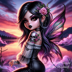 ND Goth Fairy With Wings