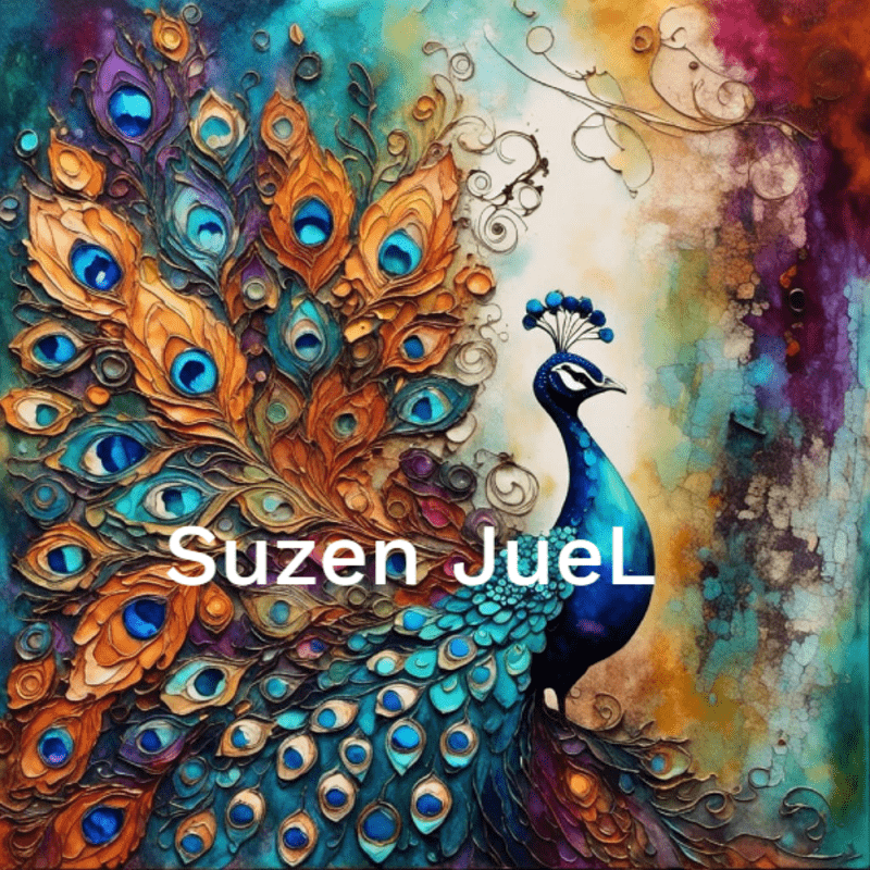 Boho Panel Peacock- Suzen JueL