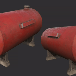 Gas Tank Red