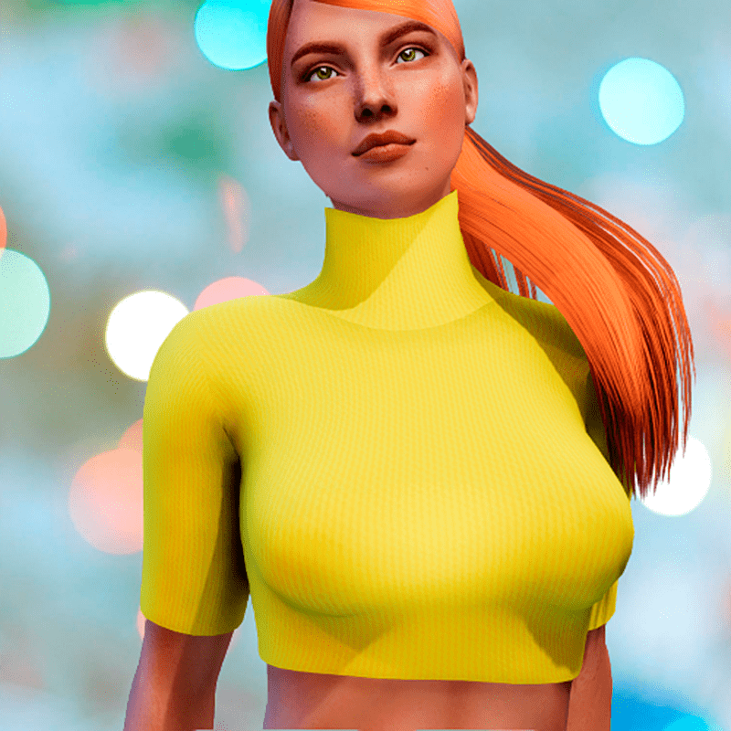 ✿ Turtleneck Top ✿