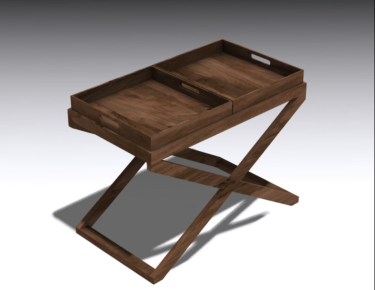 Tray coffee table 001