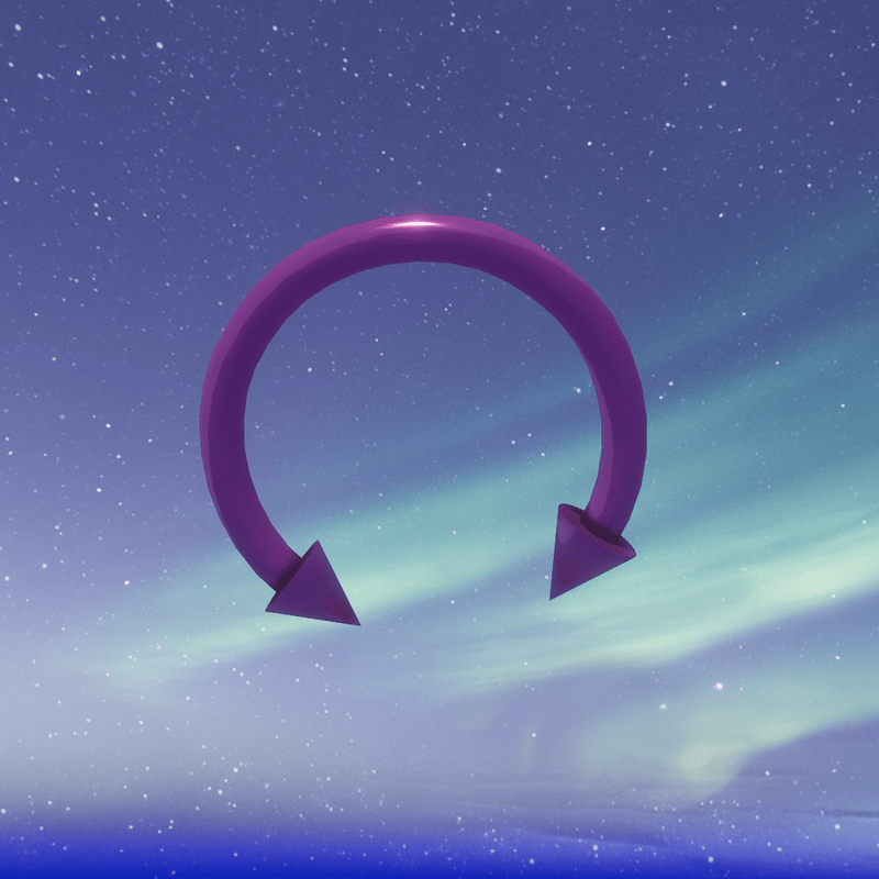 pink spikey septum uwu