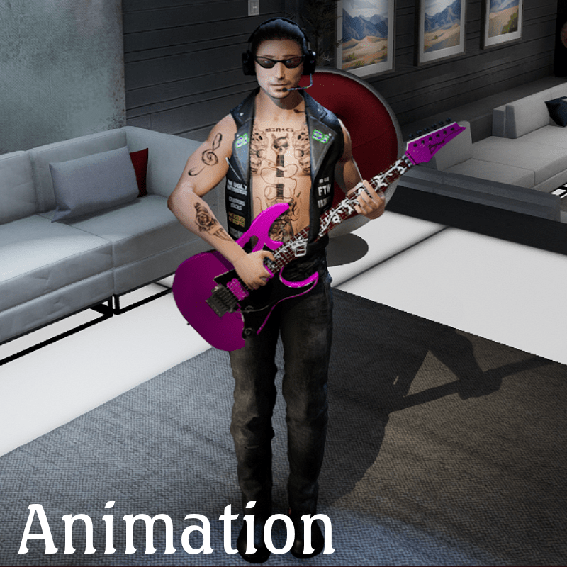Ibanez Gem Playing Animation