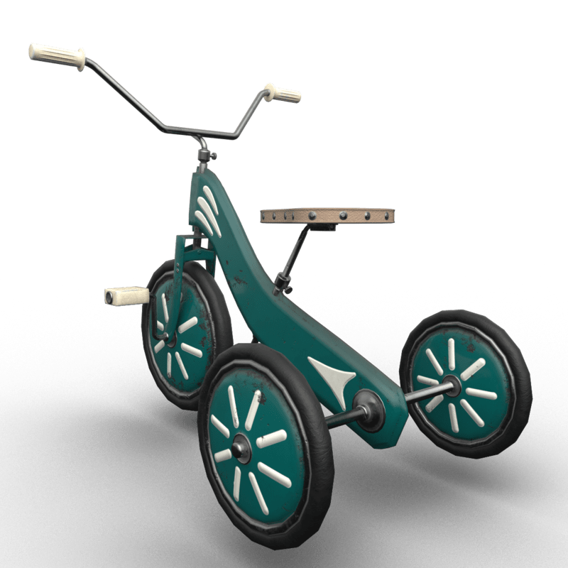 Tricycle Vintage Green