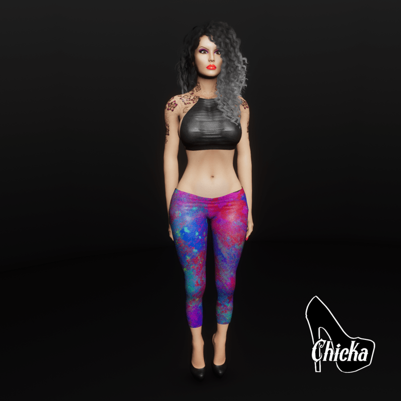 Chicka avatar - Jade (with tattoos)