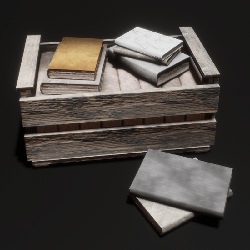 Books in Crate