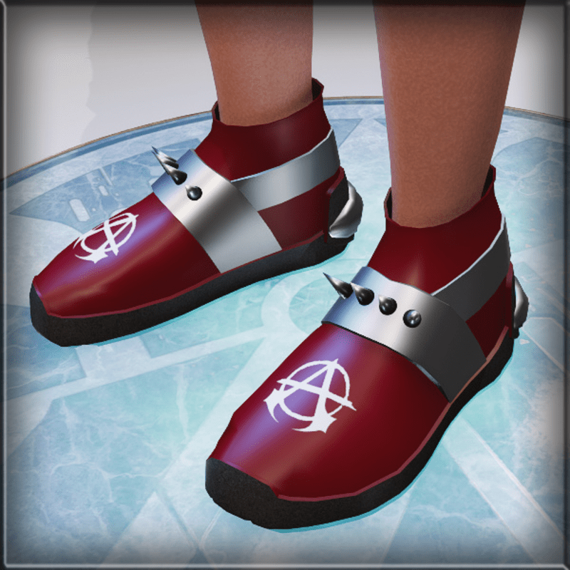 anarchy Shoes red