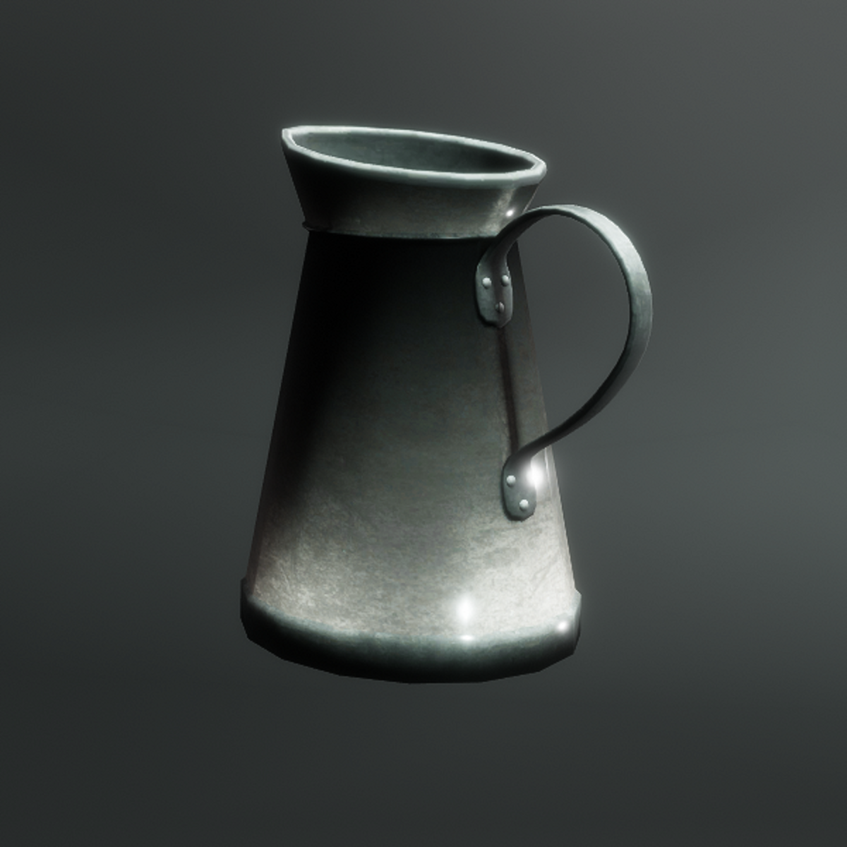 Old Metal Pitcher