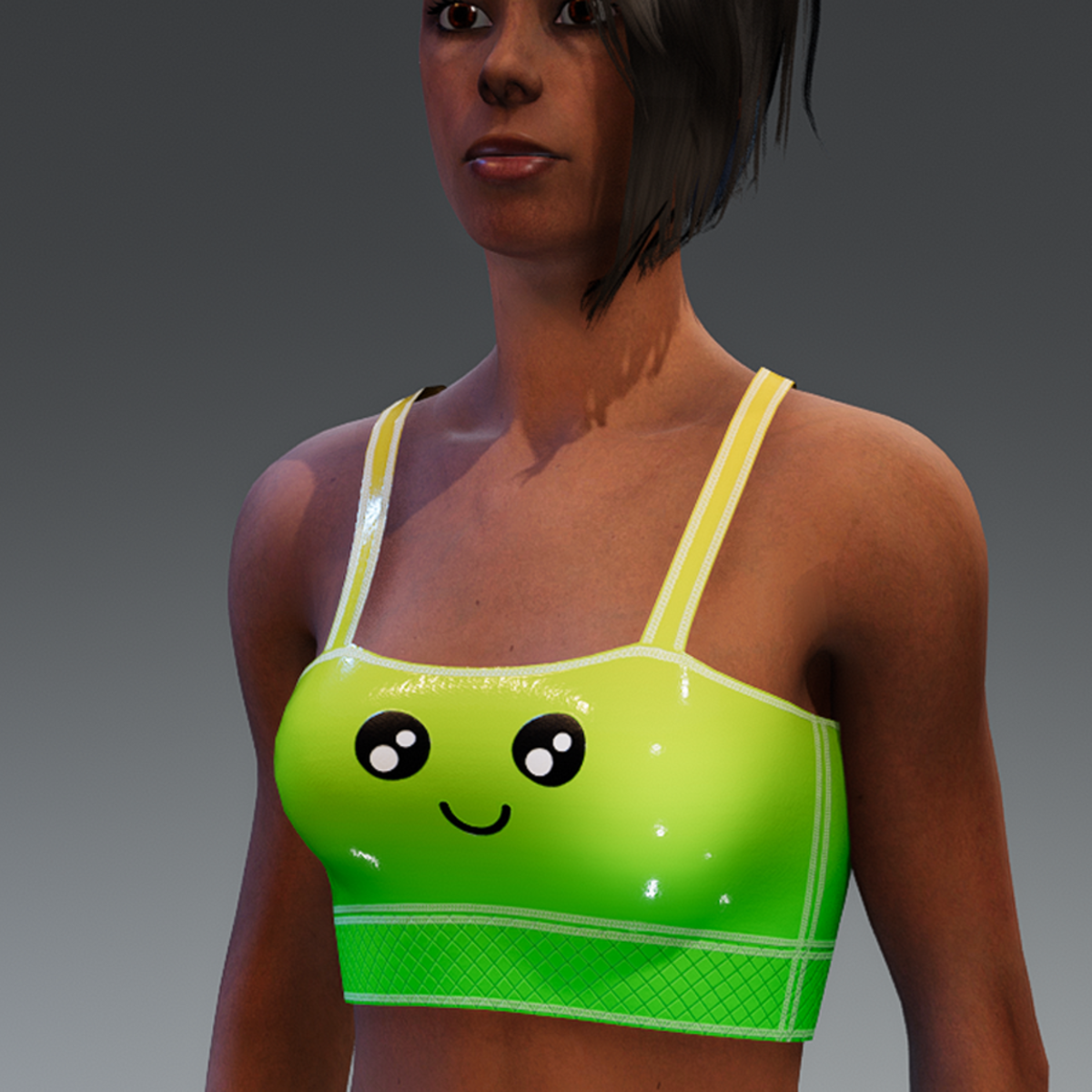 Top Smile Latex deep green yellow