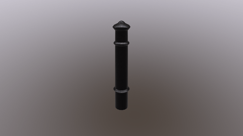 Bollard #1 (Old, Cannon, Iron)