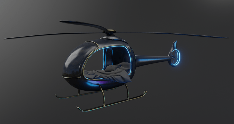 Helicopter Bed