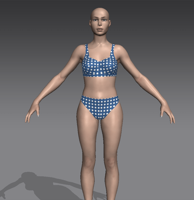 1961 polka dot bikini