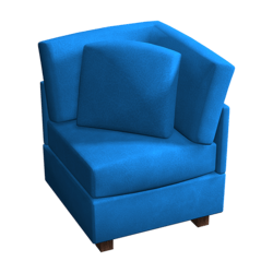 Couch (Corner Blue)