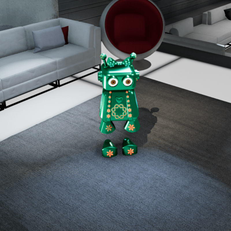 KIKI ROBOT V2 GIRL CYAN