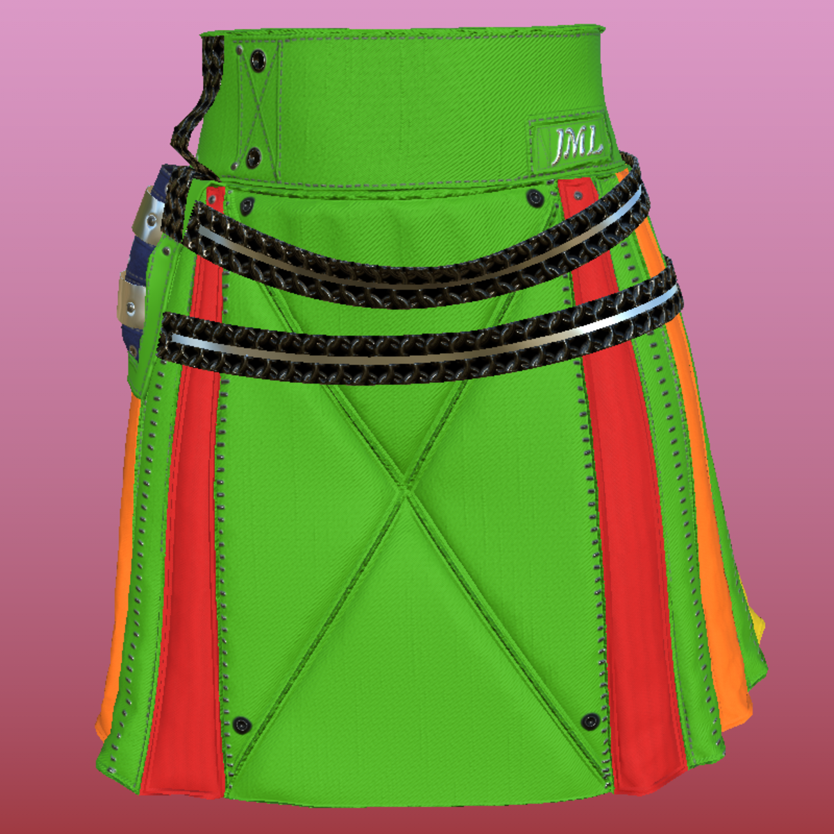 NIKOLA_ FASHION_ SKIRT_ LIGHT GREEN_