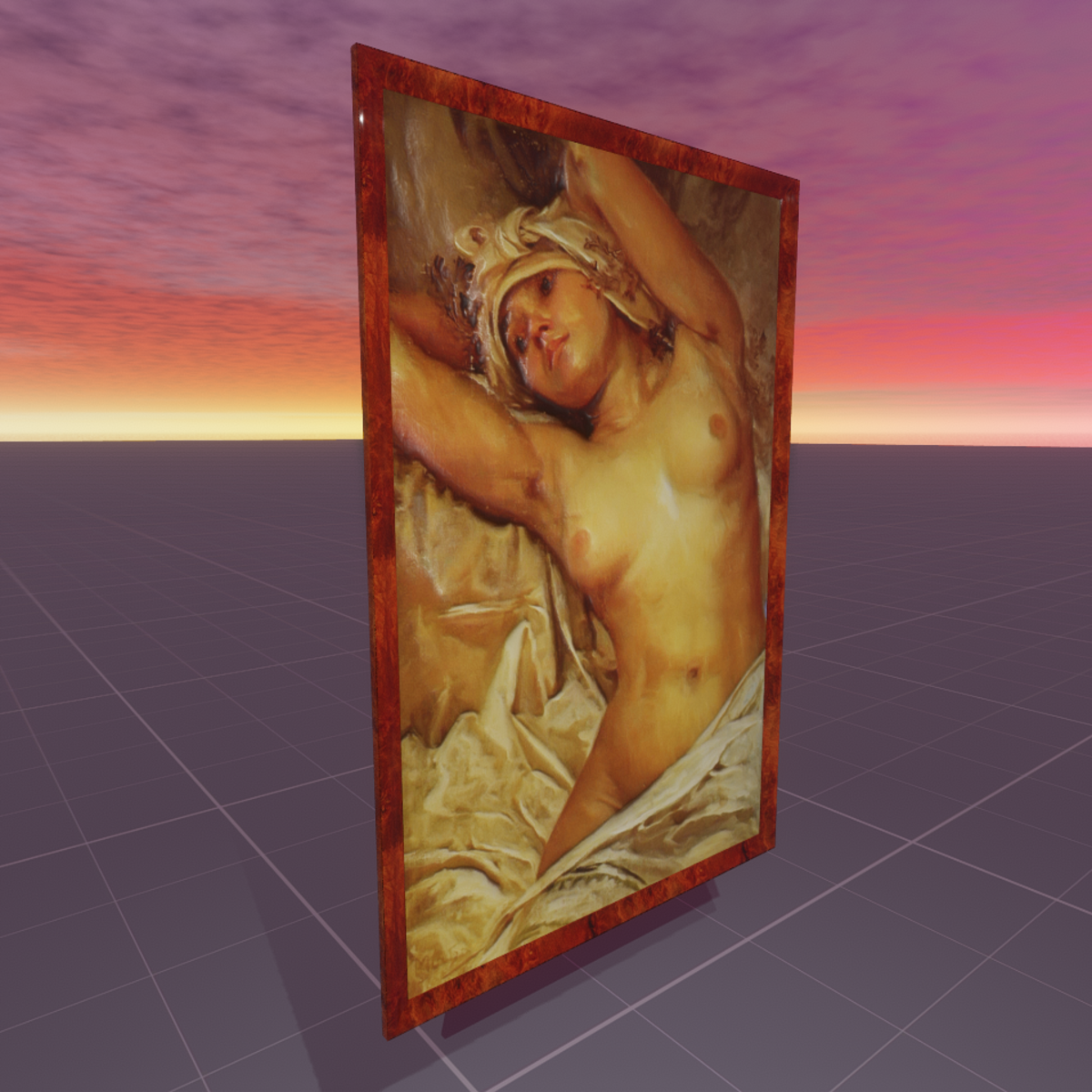 Nude Oil on Canvas 1903 Alphonse Mucha