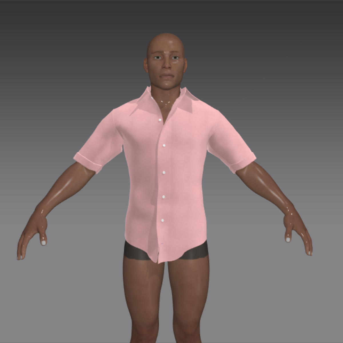 pink cotton batiste shirt