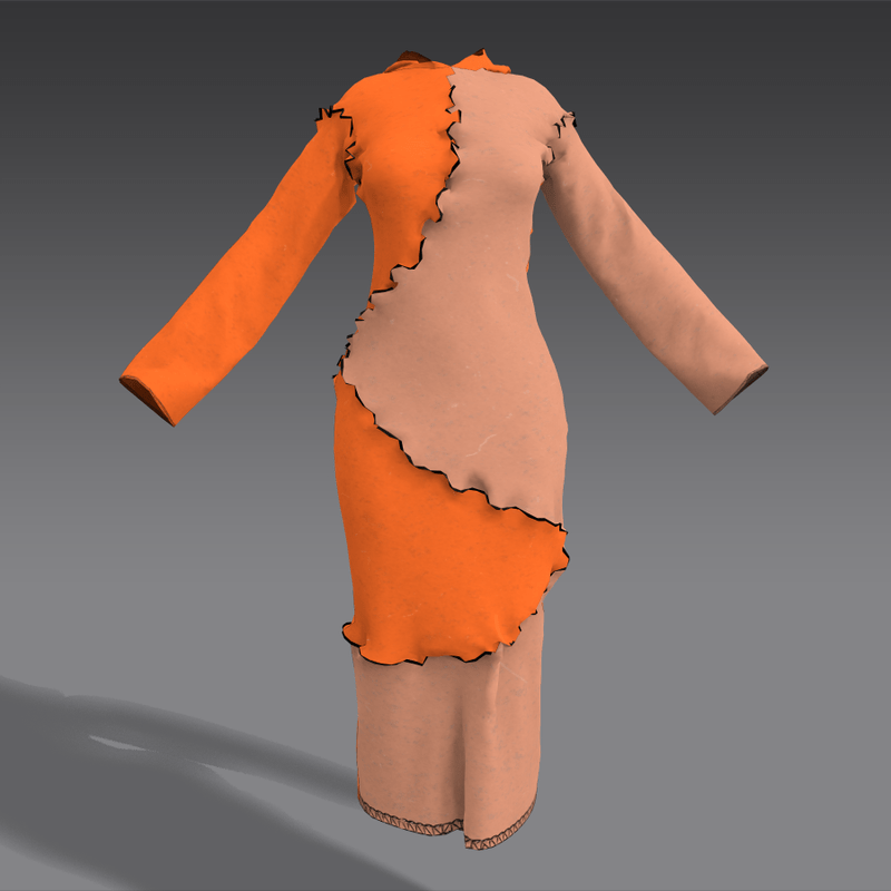 Long Frankin Hoody Dress