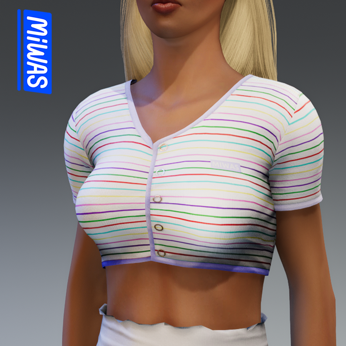 MIWAS/HeartClub Top #Rainbow