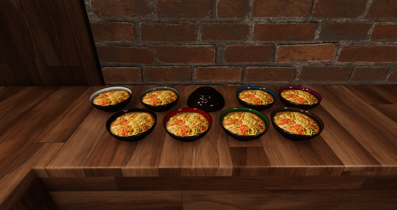 Singapore Noodles- Midnight Onyx - 8 pack (black)