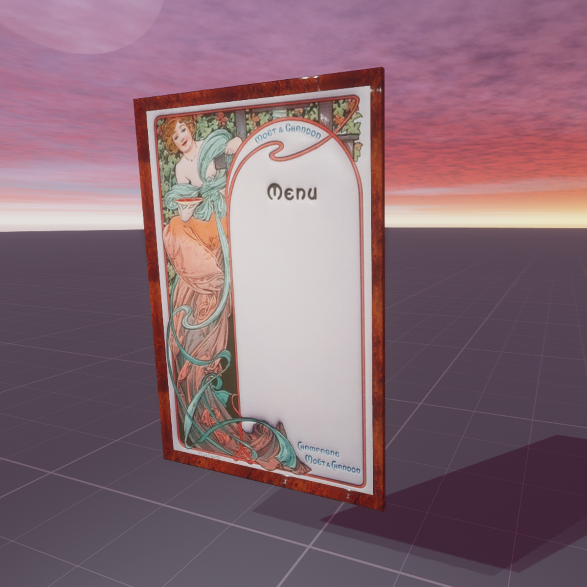 Moet et Chandon Alphonse Mucha j3