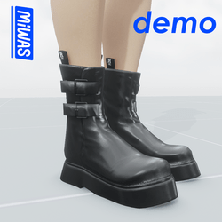 MIWAS/ Wheein Boots #Black DEMO