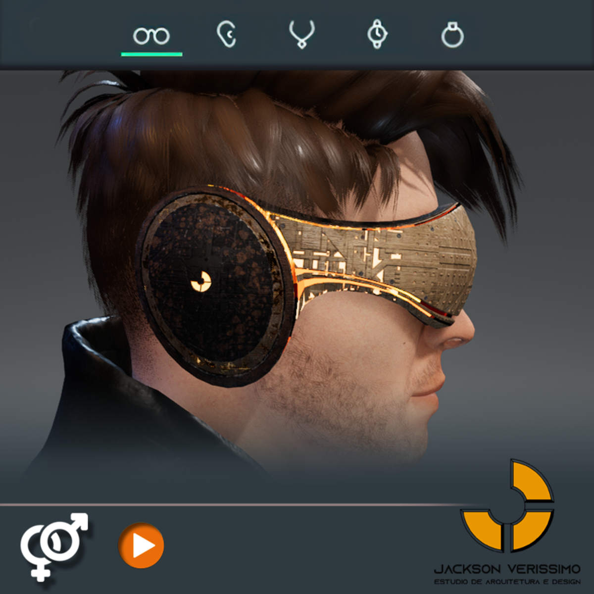 VR Glasses Pulsar- Sci Fi Woodland 1