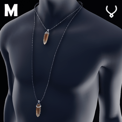 Citrine Double Pendant - M