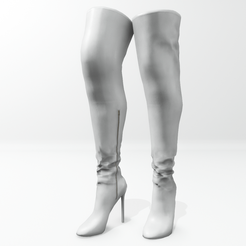 "Alina - Daisy" and Nicci avatar boots - white