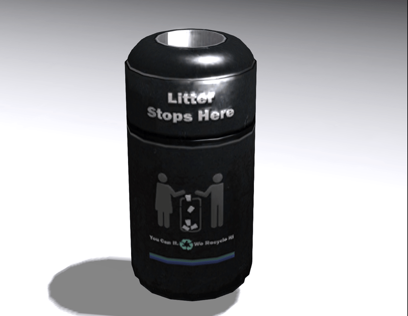 Trash bin 002