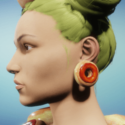 Doughnut Earrings -Citrus