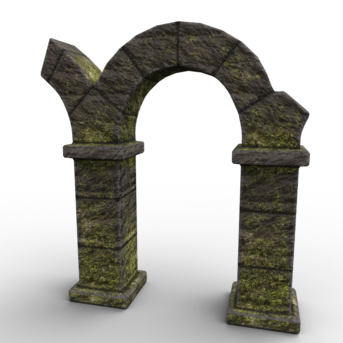 Ruins Destroyed Arch