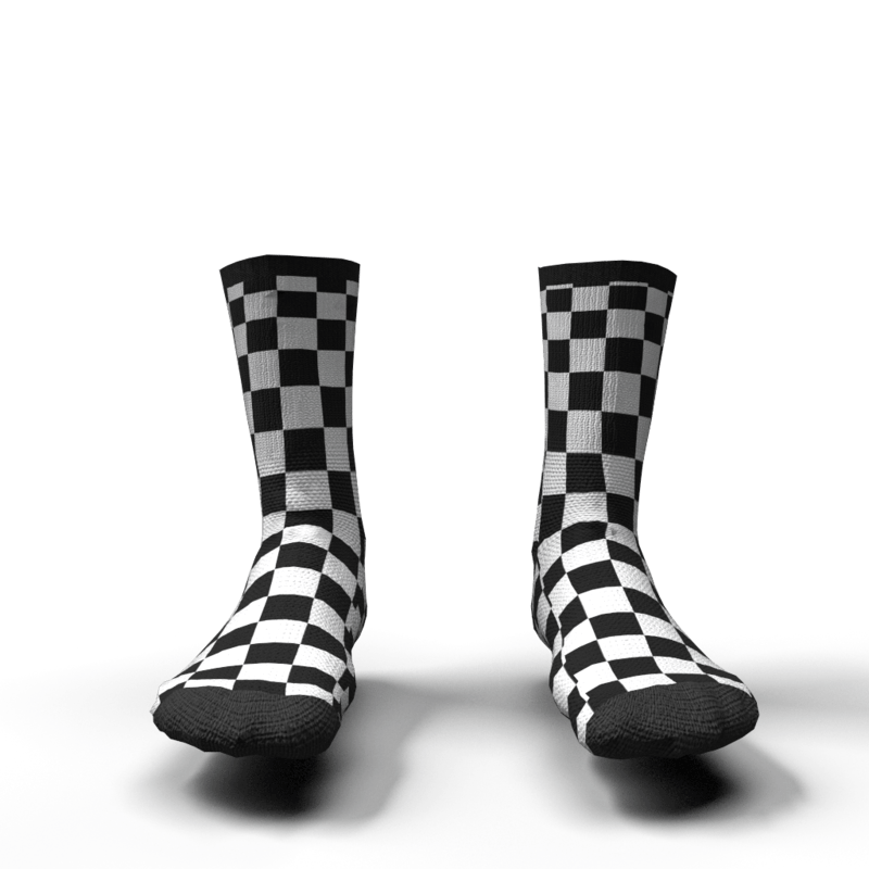 Checker Socks male