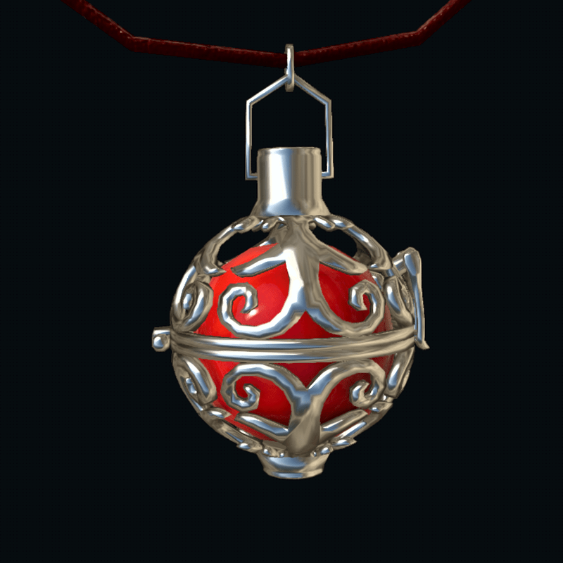 Necklace The Engelrufer - (angel caller), 24mm Diameter