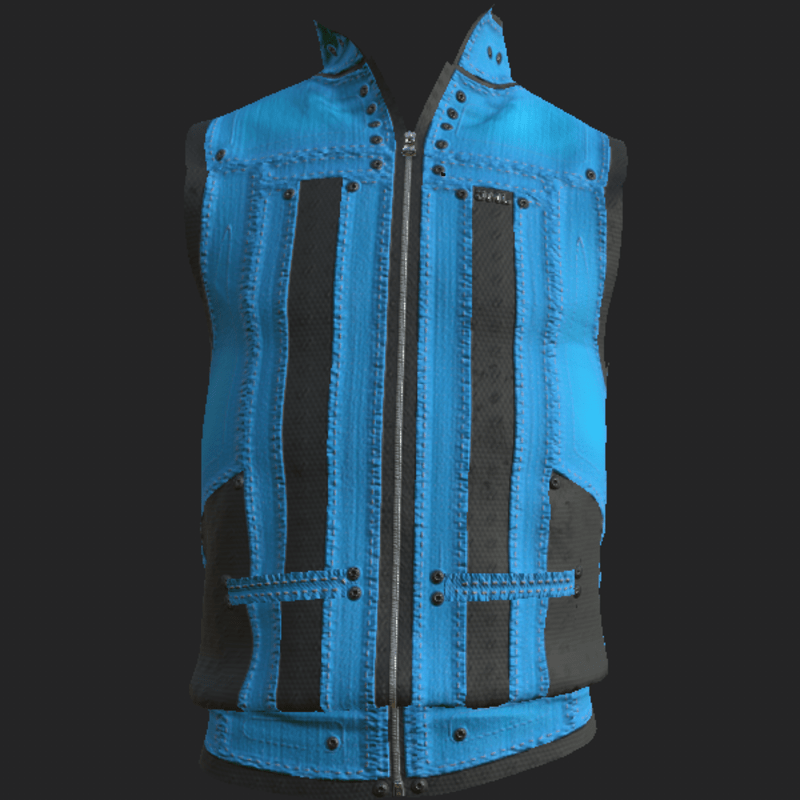VEST_ DENIM_ ( JACKET_ ) LIGHT BLUE
